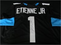 Travis Etienne Jr signed football jersey COA