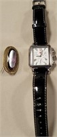 351 - WATCH & VINTAGE BROOCH (W8)