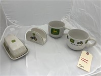 4 Pcs John Deere Memorabilia - Butter Tray