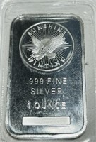 1oz .999 SILVER BAR