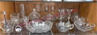 Crystal items & glassware (LR)