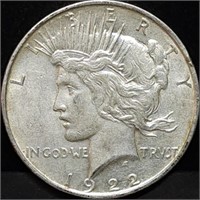 1922-D Peace Silver Dollar