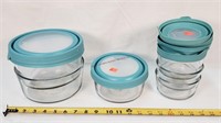 3- 5" 1-6" & 2-7" Anchor Refrigerator Dishes