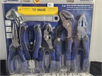 NEW Kobalt pliers set with adjustable wrench