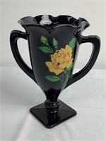 Black Amethyst Transfer Trophy Vase