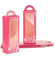 48 girly Let’s go Party pink favor boxes