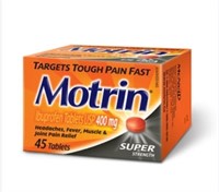 Motrin Super Strength 400mg Tablets