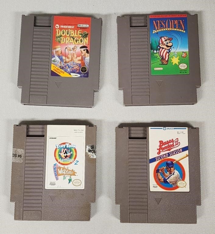 (4) Original NES Games