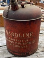 5 Gallon Ill. Highway Dept Gas Can