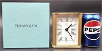 Vintage Tiffany Portfolio Desk Alarm Clock in Box