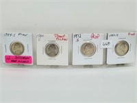 Four Proof Jefferson Nickels