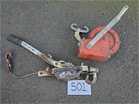 Cable Puller & Fulton Hand-Crank Winch (No Ship)