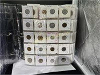 BINDER OF OVER 700 COINS FROM EUROPE