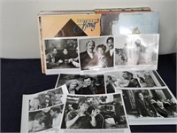 Vintage movie scene pictures, and vintage LPS