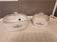 2 Corning Ware Pans