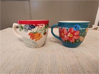 2 Pioneer Women Coffee Cups