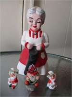 (4) Assorted Christmas Figurines
