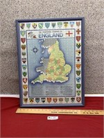 Framed England puzzle