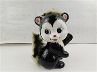 Vintage Skunk w/ Fur Ries Japan