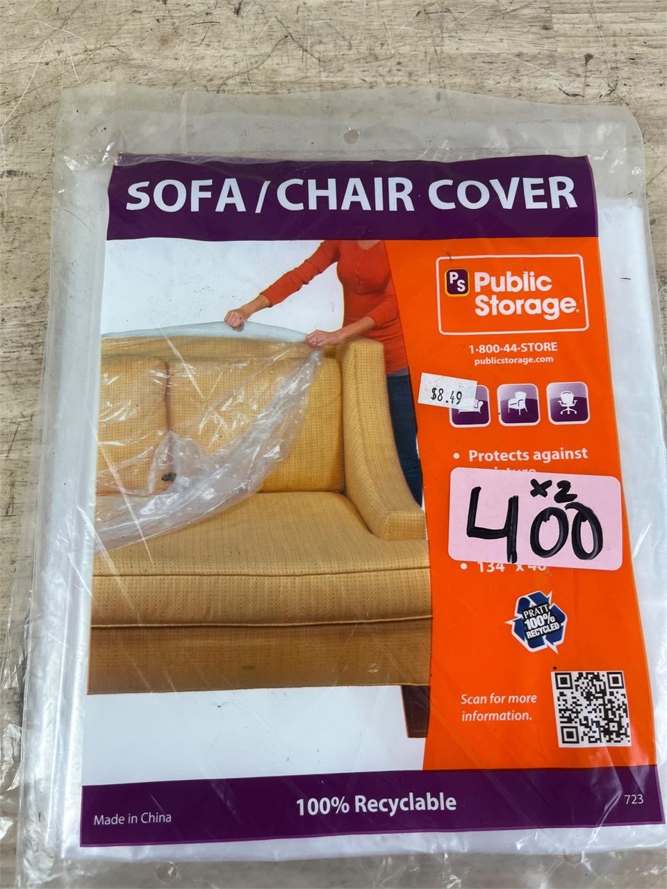 Clear Sofa/ Chair cover