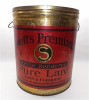 Swift's Premium 50lb Lard Tin Can