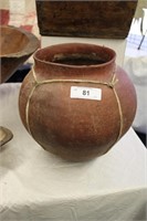 ANTIQUE HAND TURNED POTTERY WATER VESSEL