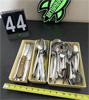 Assorted Forks, Spoons, Knives