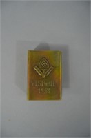 1938 Westwall German Matchbox Holder