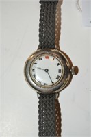 Vintage ladies sterling silver Rolex wristwatch,