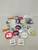 lot of assorted pins
