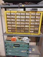 WEATHERHEAD 49 DRAWER CABNET WITH CONTENTS
