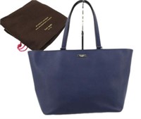 KATE SPADE Leather Navy Tote Bag