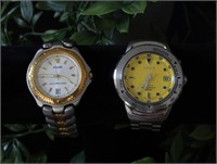 Pair of Men's Pulsar Watches