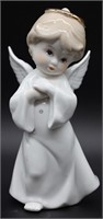 Pair of Ceramic Angel Sculpture Figurines