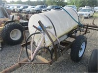 271) 200 gal cluster sprayer on trailer- BS ONLY
