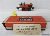Lionel 50 Gang Car, OB