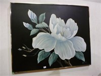 Oil on Canvass - Artwork Flower, Signed 50" x 40"