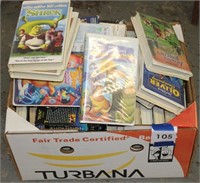 MISC. VCR TAPES BOX LOT