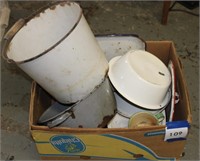 MISC. POTS & PANS BOX LOT