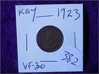 1923 Canada Small Cent Key Date VF30