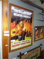 Smoky The Bear, Prevent Fire Advertisements X2