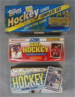 (3) Unopened Hockey Card Sets