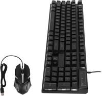 Gaming Keyboard and Mouse Combo 104 Keys LED Backl