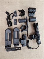 2 Tactical Flash Lights With Mounting Hardware