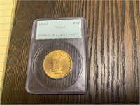 1909 $10 Gold Coin
