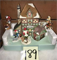 Christmas Watchmaker Ceramic House