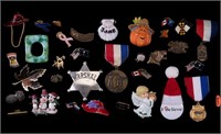 National, Military & Other Medals, Pins & Brooches