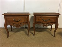 Vintage Ethan Allen Nightstand End Tables