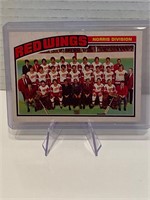 Detroit Red Wings 76/77 Team Checklist NRMINT-MINT