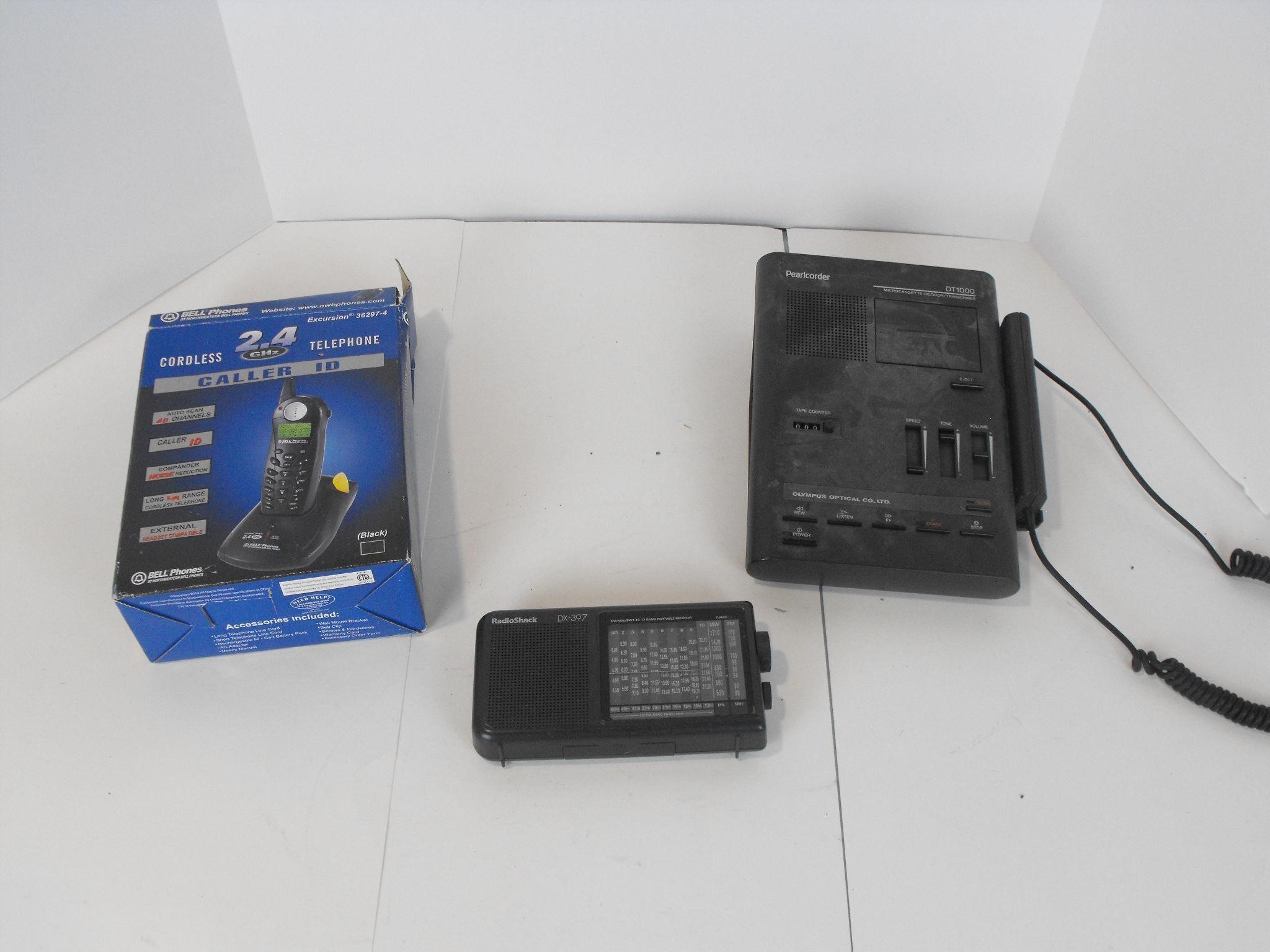 Lot of Pearlcorder DT1000, Radio Shack DX-397 and